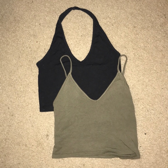 Brandy Melville Tops - Set of two Brandy Melville crop tops